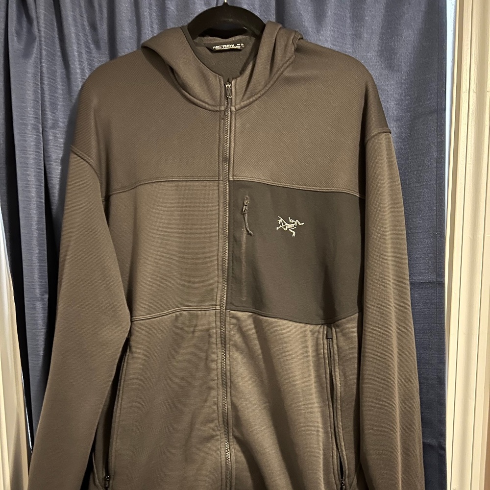 Arc'teryx Fortrez Fleece Hoody Mid Layer - Black - Size 2XL